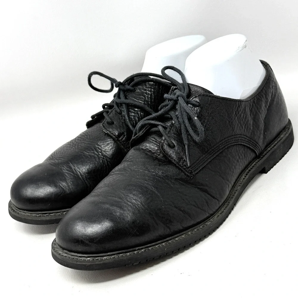 Timberland Earthkeepers Mens 8.5 Black Leather Derby Shoes 5544A Business Casual